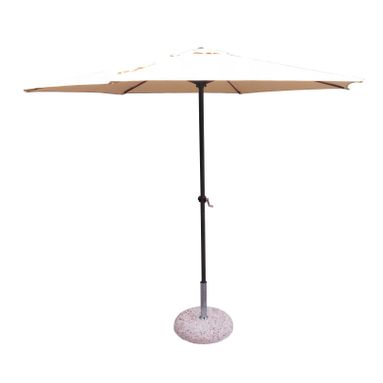 OMBRELLONE ALU MARKET D.2,7M SENAPE / NERO