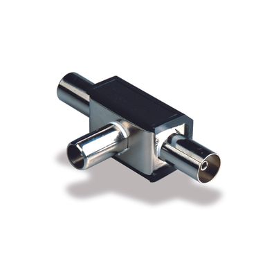 ADATTATORE TV A 2 VIE 75OHM 1SP/2PR 9.5MM