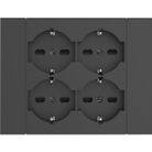 multipresa-quadra-da-parete-4-schuko-nera