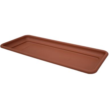 SOTTOVASO COLORE COTTO PER FIORIERA MAXI 100X40X7