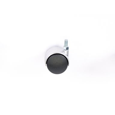 RUOTA NYLON NERO/CROM.MM45 PERNO 8X15