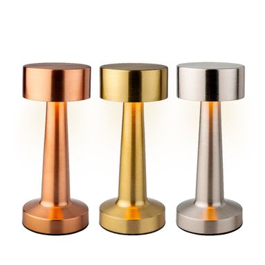 LAMPADA DA TAVOLO LED USB D.9XH21CM 3COLORI ASS.