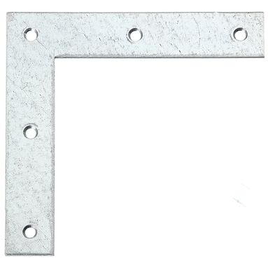 SQUADRETTA ANGOLARE 160X160X30MM PIATTA ZINCATA