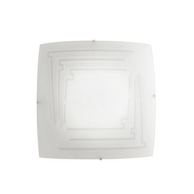 PLAFONIERA CONCEPT 2XE27 30X30XH9,7CM A RIGHE.