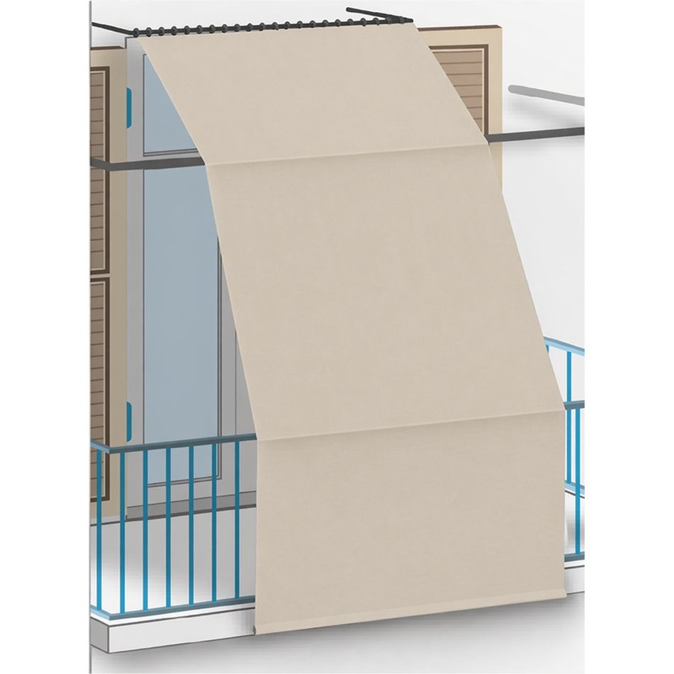tenda-da-sole-140xh250cm-beige-con-anelli