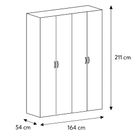 armadio-simpli-4-ante-olmo-164x54xh211cm