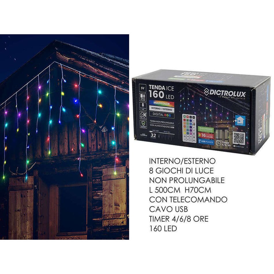 tenda-160-led-multicolor-5xh0-dot-70m-con-telecomando