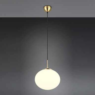 LAMPADARIO E27 FOMENTO D.30CM OTTONE SATINATO