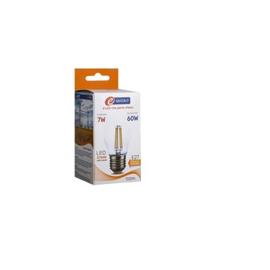 LAMPADA LED SFERA FILAMENTO G45 E27 7W 2700K 700LM