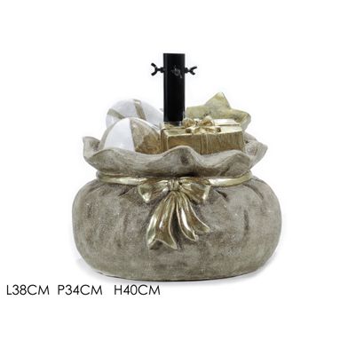 COPRIBASE ALBERO ORO 38X34XH40CM CON DONI.