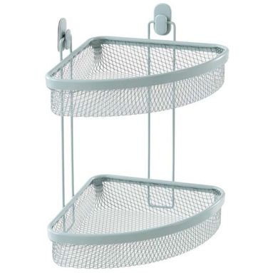 MENSOLA ANGOLARE TAKI H34CM 2 RIPIANI VERDE ACQUA