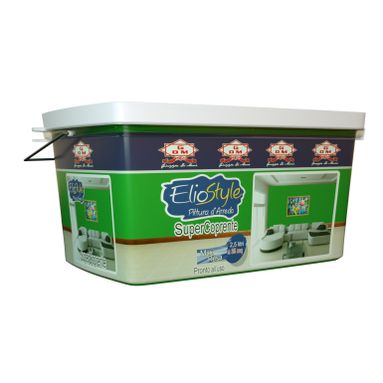 IDROPITTURA SUPERCOPRENTE LAVABILE LT.2.5 VERDE ER