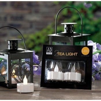 S/2 TEA LIGHT LED DIAM3,5XH3,5