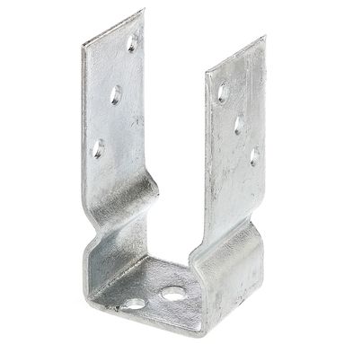 STAFFA PORTAPALO AD U 71X60X150MM ZINCATA