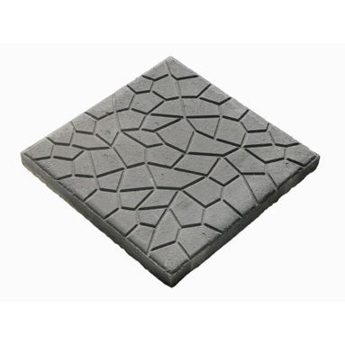 PIASTRELLA MOSAICO 40X40X3,7H CM GRIGIO