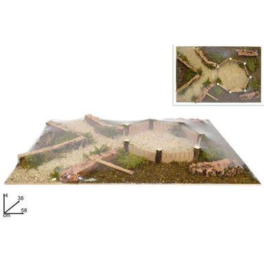 SUPERFICIE NATURALE PER PRESEPE 58X38CM RECINTO