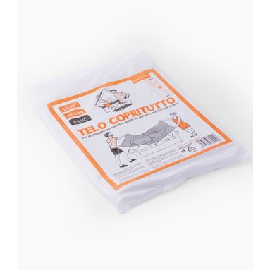 TELO COPRITUTTO BASIC 4X4M 350GR 23 MICRON AMBRA T