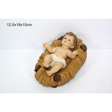 GESU BAMBINO 18CM CON CULLA.