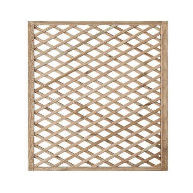 GRIGLIATO GLICINE 180X180CM IN PINO IMPREGNATO MAG