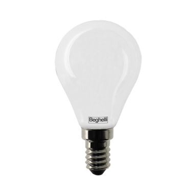 LAMPADA LED SFERA E14 5W 3000K TUTTOVETRO OPALE