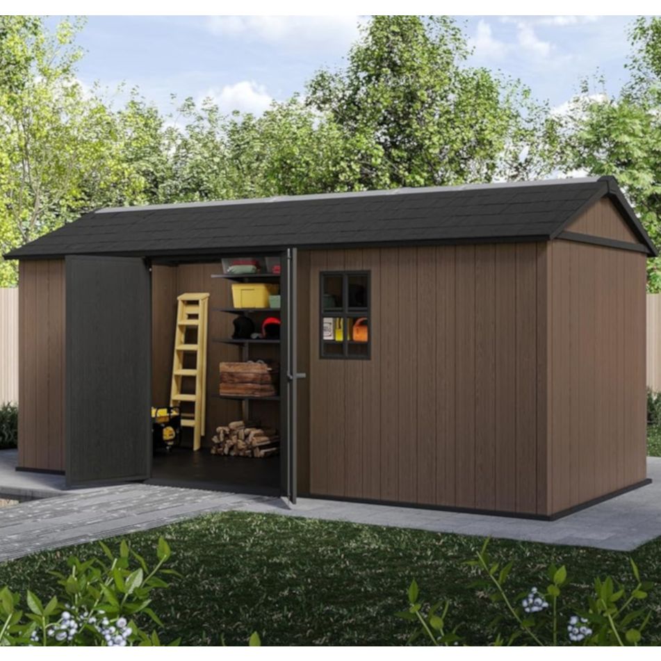 keter-casetta-da-giardino-newton-plus-7517-barra-1775-evotech-marrone-doppia-opzione-montaggio