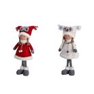 bimbo-natalizio-25x12xh48cm-rosso-grigio