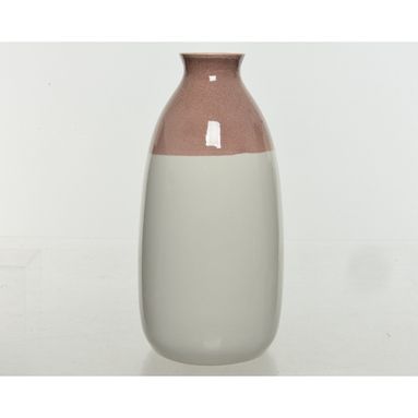 VASO SMALTATO LILLA GHIACCIATO 35CM