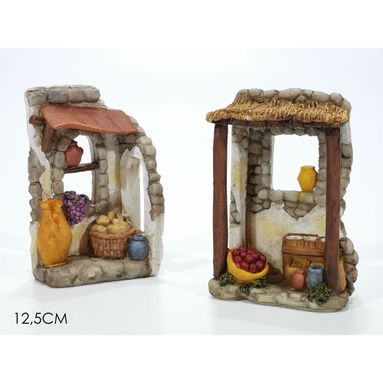 AMBIENTAZIONE PRESEPE H13CM IN 2 MODELLI.