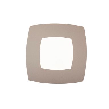 PLAFONIERA LED BICE 24W 40X40CM SABBIA IN METALLO
