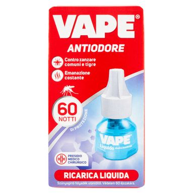 RICARICA LIQUIDO ANTIZANZARE 60 NOTTI ANTIODORE