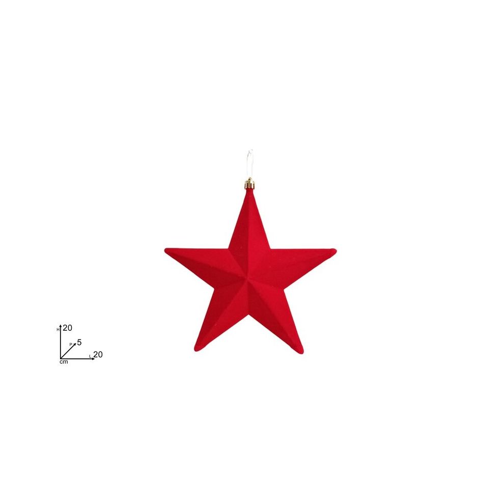 stella-20cm-floccata-rossa