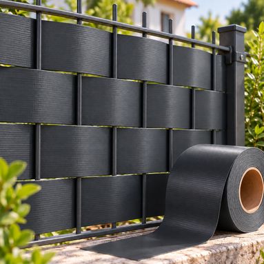 TELO FRANGIVISTA 35M H19CM IN PVC ANTRACITE