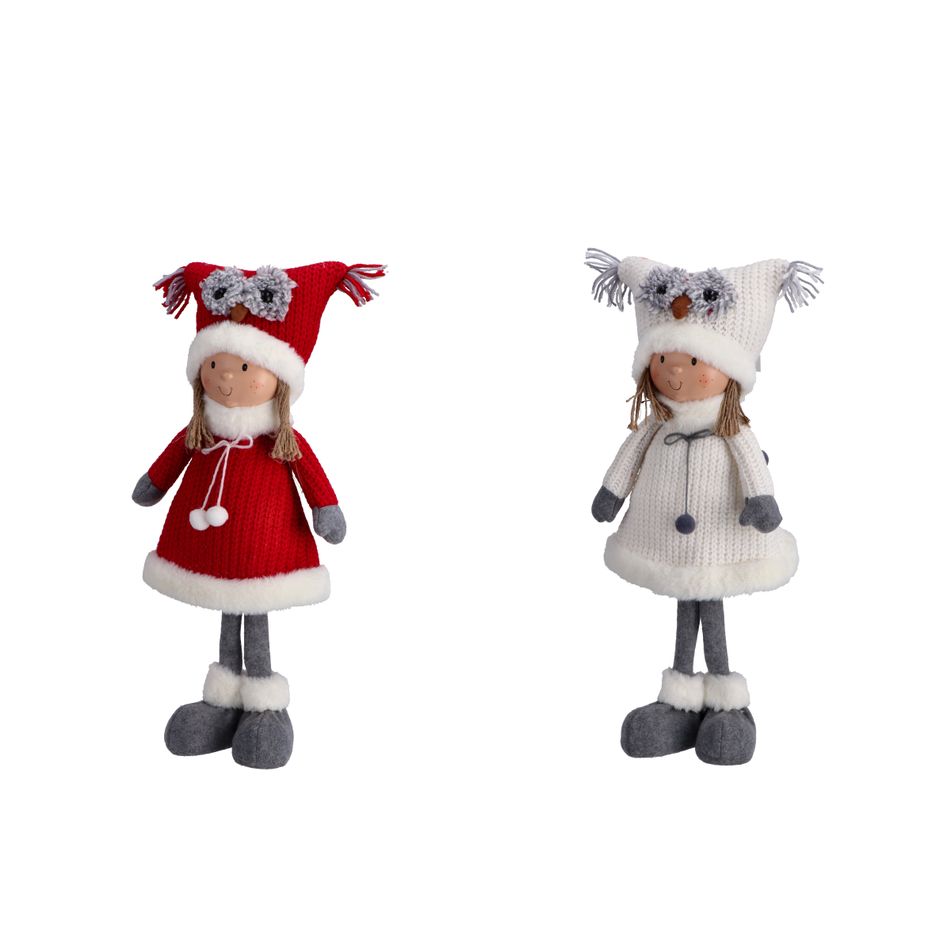 bimbo-natalizio-25x12xh48cm-rosso-grigio