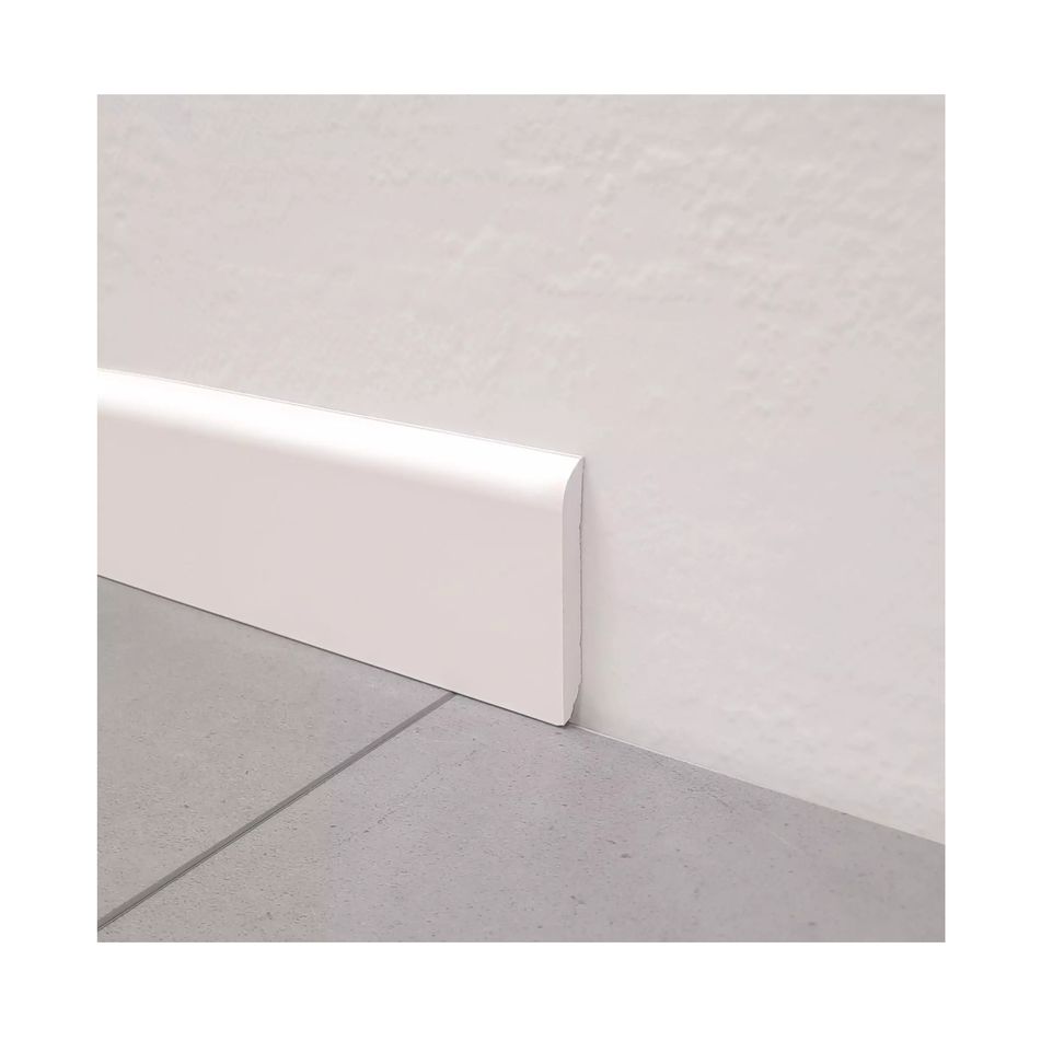 BATTISCOPA PVC CM. 7X1.2X250 BIANCO | Bricomarket