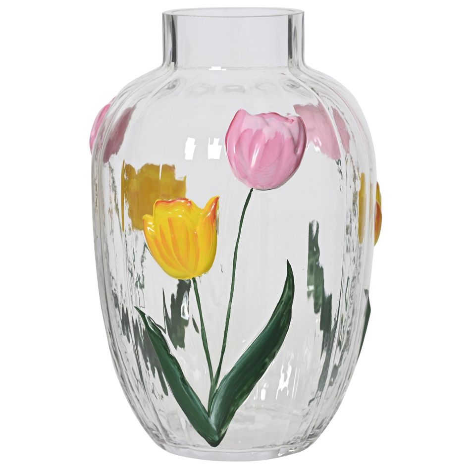 vaso-fiori-dipinti-d-dot-14xh22cm-in-vetro-trasparente
