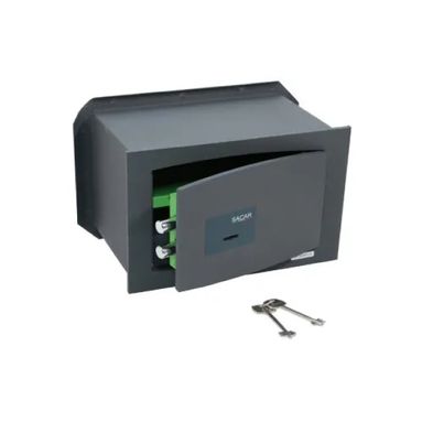 CASSAFORTE INCASSO 26X15XH18CM CON CHIAVE.