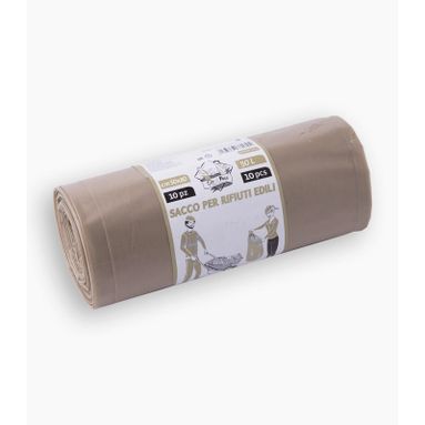 SACCHI RIFIUTI EDILI 50X80CM 50L 15PZ AMBRA.