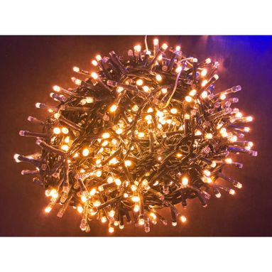 CATENA 1500 MINILUCCIOLE LED 30M AMBRA.