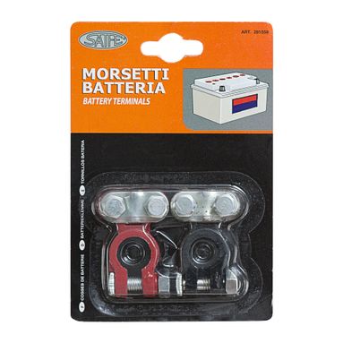 SET 2 MORSETTI BATTERIA