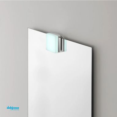 LAMPADA LED 4W 7,5X7,5X3,5CM IP44 IN ABS CROMO.
