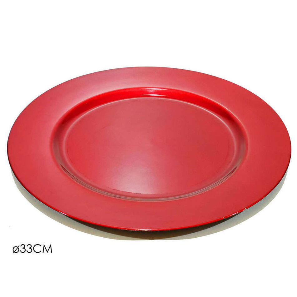 sottopiatto-33cm-rosso-liscio