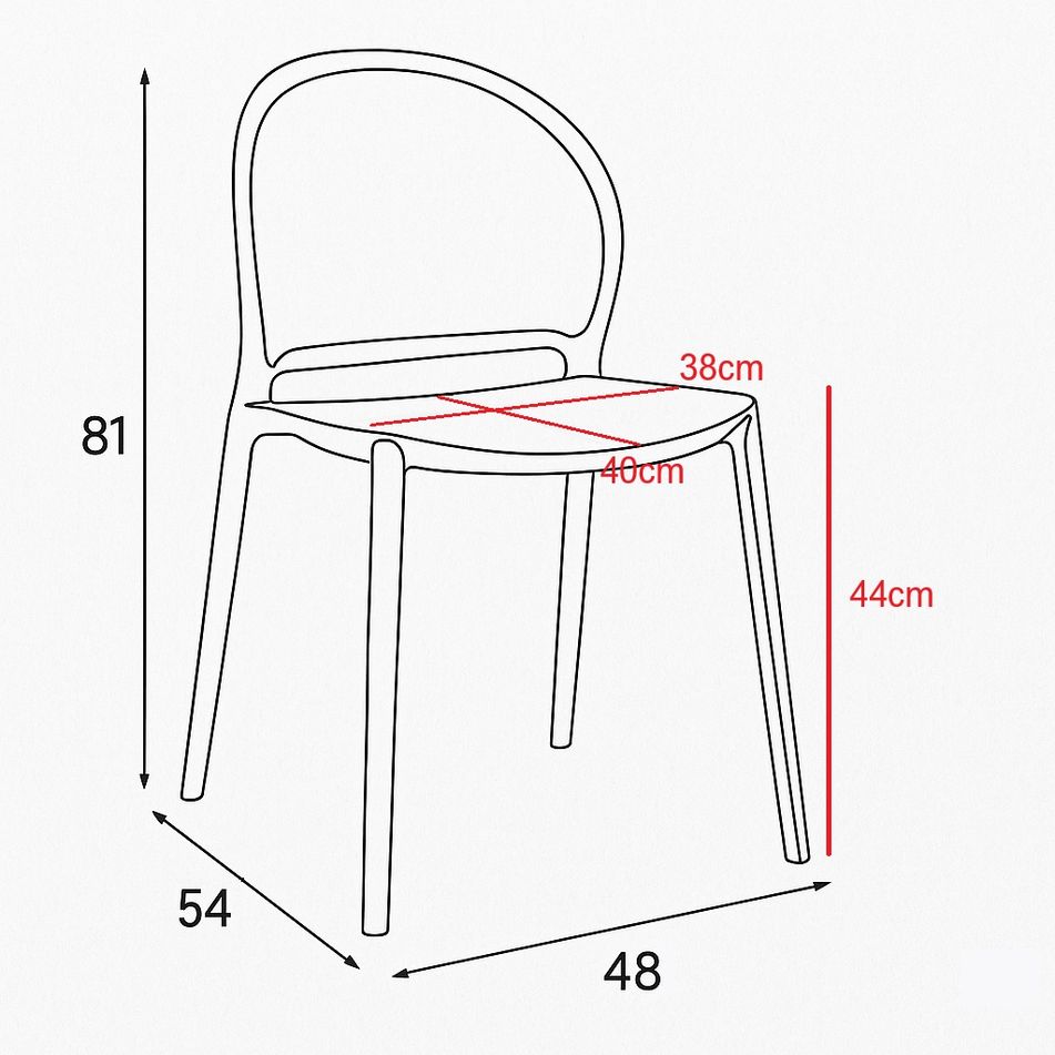 sedia-ines-54x48xh81cm-grigia