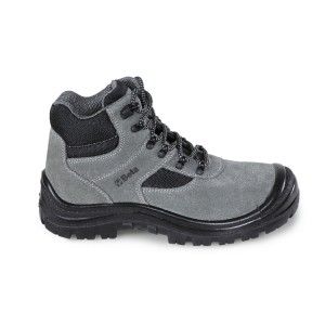 SCARPE DA LAVORO ALTE IN PELLE SCAMOSCIATA