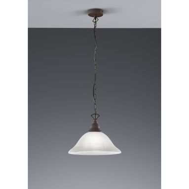 LAMPADARIO COUNTRY E27 D.33XH130CM RUGGINE