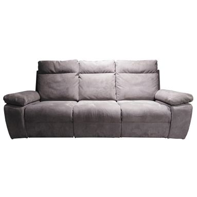 DIVANO RECLINER MILANO 3P 235X93XH105CM TORTORA