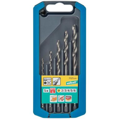SET 5 PUNTE D.2/3/4/5/6MM METALLO ESAGONALI