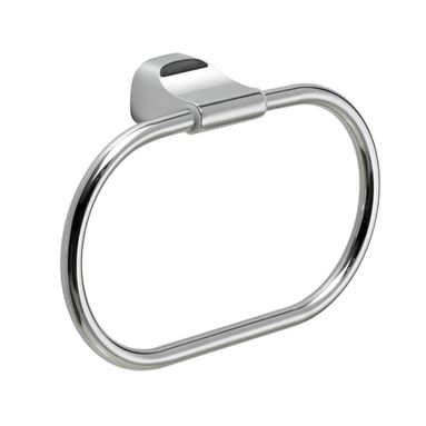 ANELLO PORTASALVIETTE STELVIO 21XH13CM CROMO.