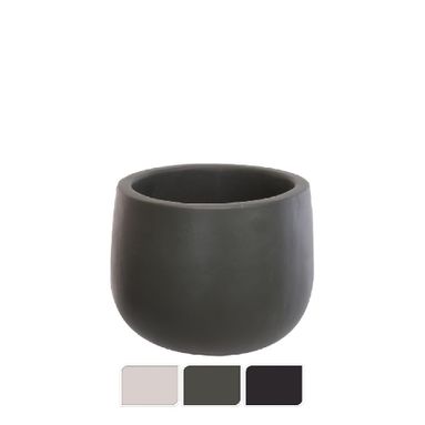 VASO IN CERAMICA 16CM BIANCO / GRIGIO / NERO