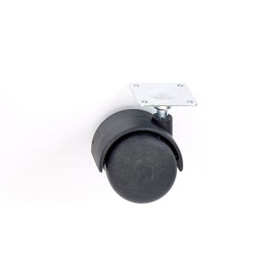 RUOTA NYLON PIASTRA 44X44 MM50