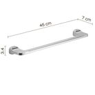 portasalviette-stelvio-45cm-cromato